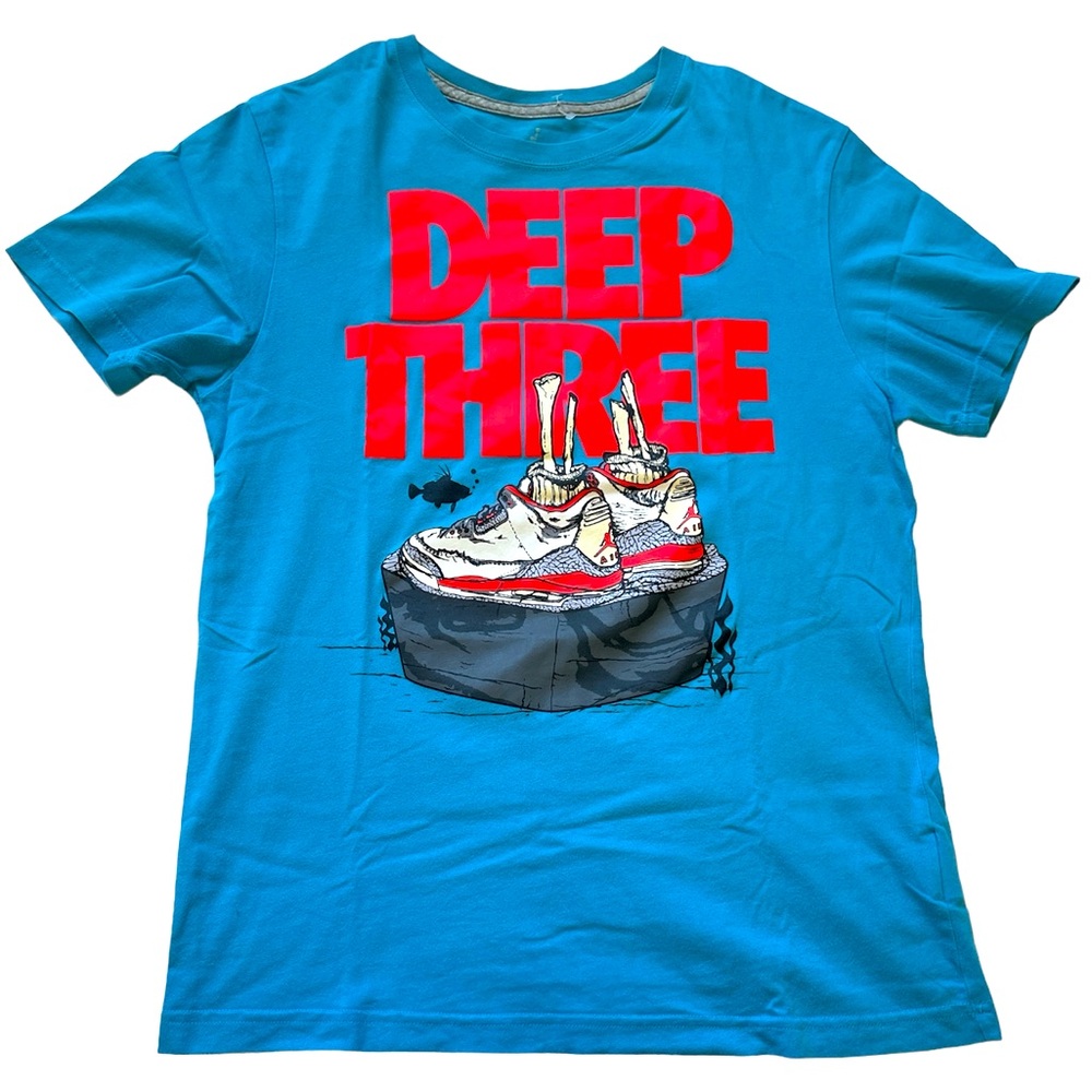 Retro DEEP THREE Air Jordan 3 Nike T-Shirt Pre-Owned Men’s L (Fits like a M)